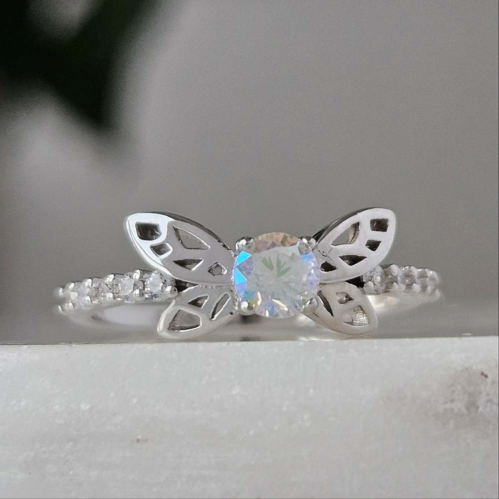 Butterfly Fairy Wing Ring, 925 Sterling Silver Charmed Aroma Size 6